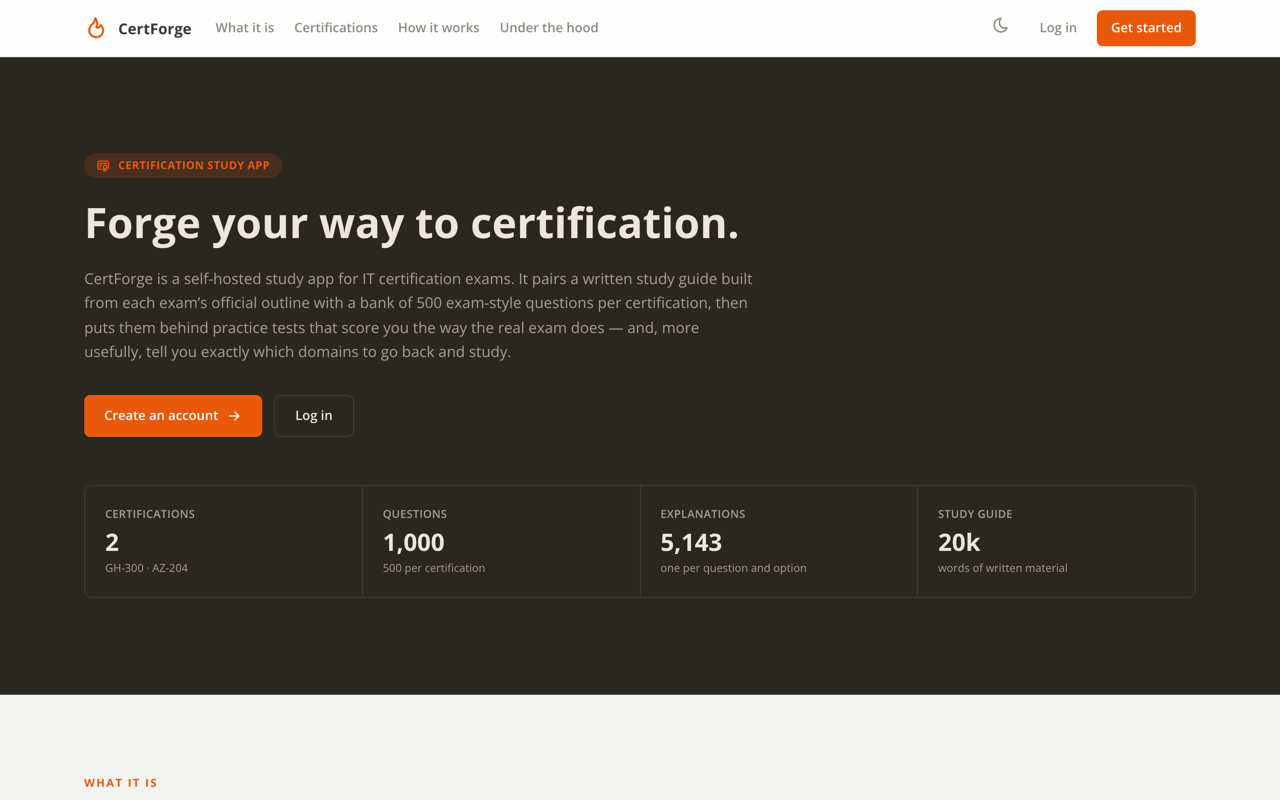 Certification Study App — Certification study & practice tests